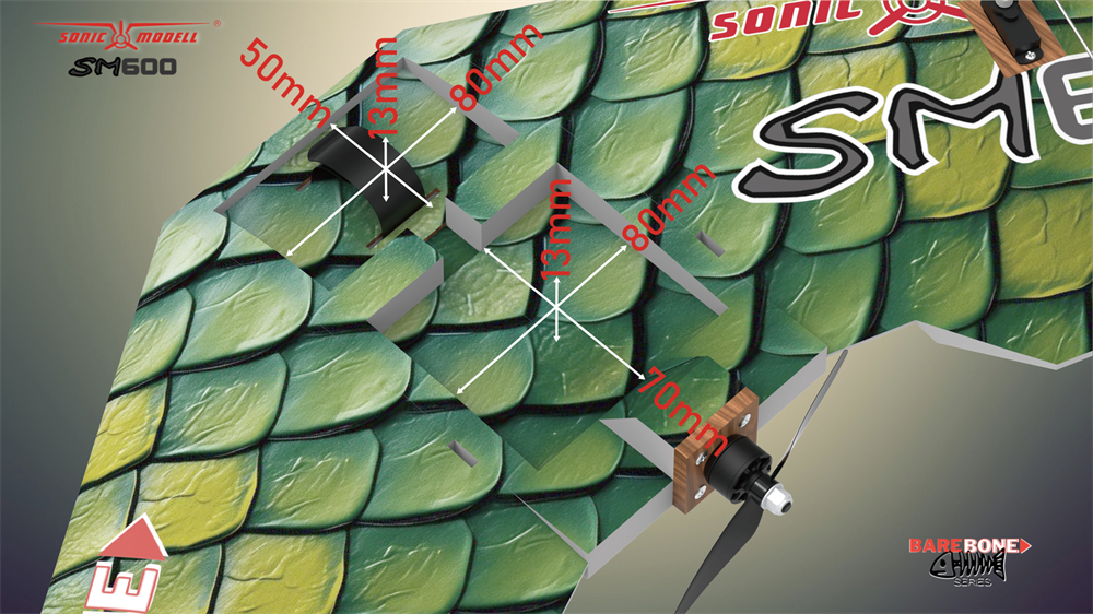 SonicModell-SM600-Drahtschnitt-600-mm-Spannweite-EPP-FPV-Flugzeug-RC-Fluumlgel-KITPNP-2021168-6